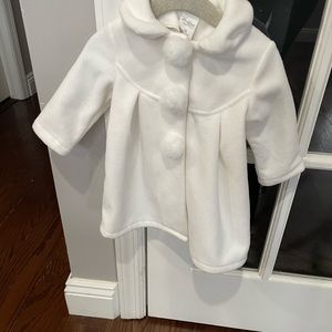 White peacoat 12 m worn once